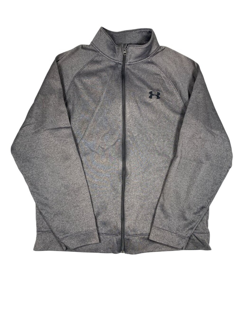 Under Armour Mens Full-Zip Jacket Grey Loose Fit XL Polyester Lightweight